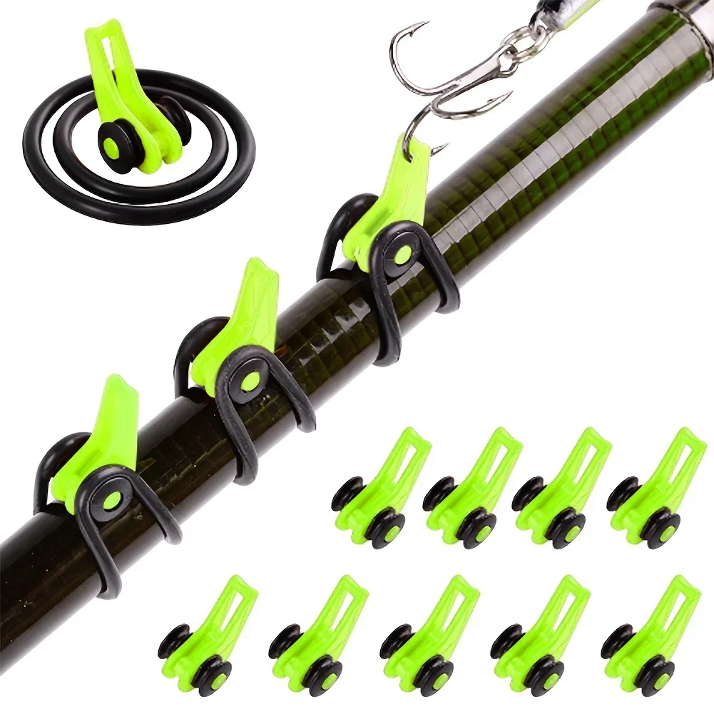 Fishing Hook Jig - 10 pièces/lot canne à pêche pôle
