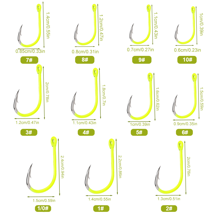 NGB 50 pièces 1/0 # -10 # Hame - Fishing Hook Circle avis et prix
