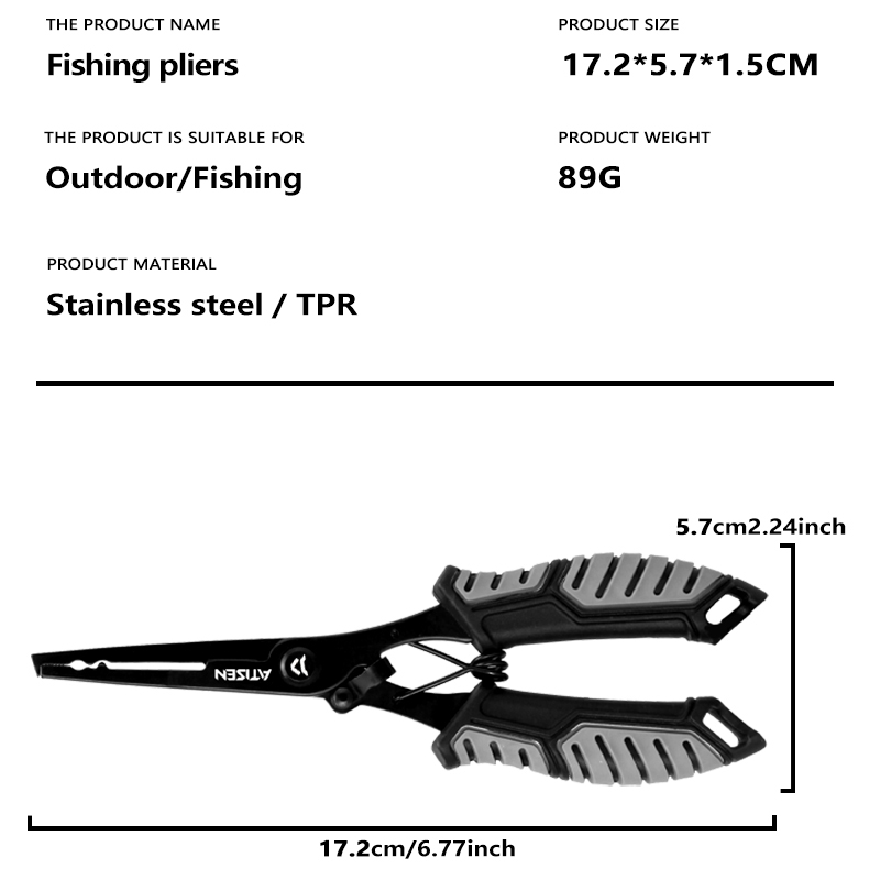 Pince de pêche en acier inoxyd - Fishing Hook Sharpener avis et prix