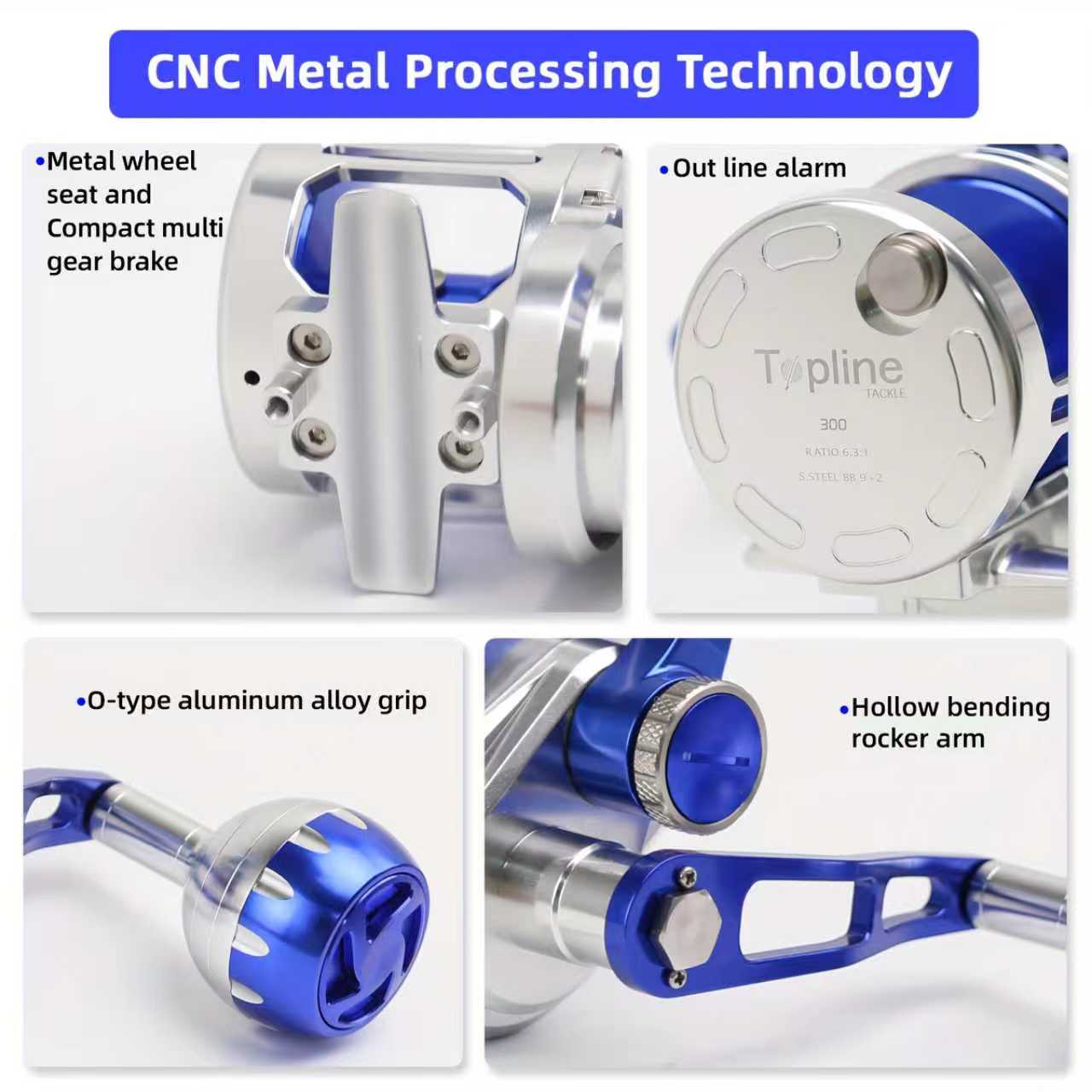 Topline-Moulinet de pêche en e - Penn Reel Fierce avis et prix
