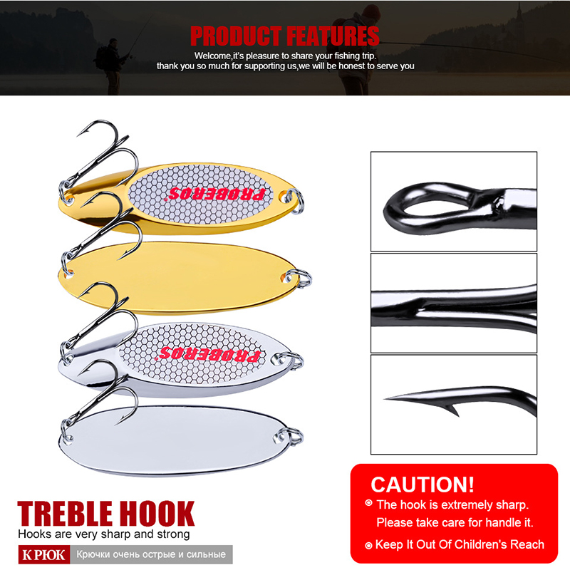 Leurre de pêche en métal 3g-60 - Fishing Hook Treble avis et prix
