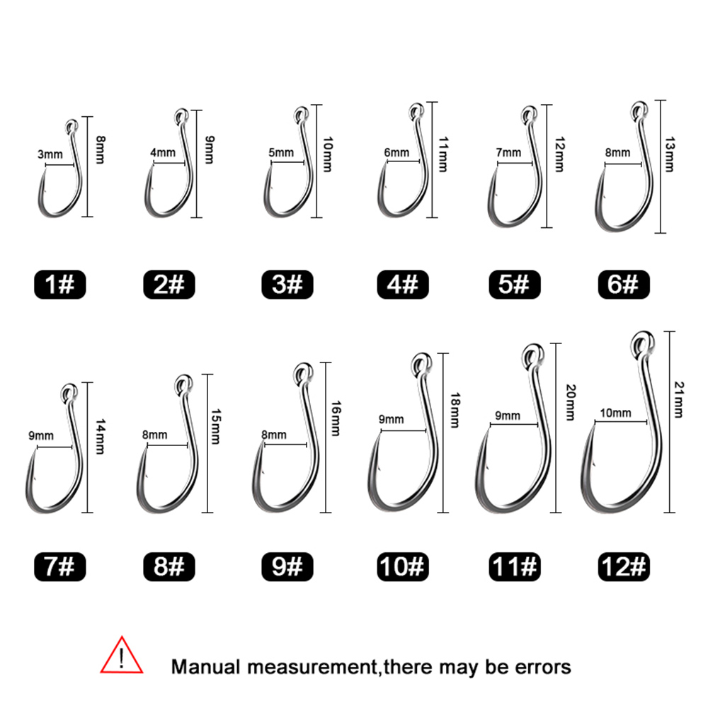 FTK 50-100 pièces hameçon de p - Fishing Hook Circle avis et prix