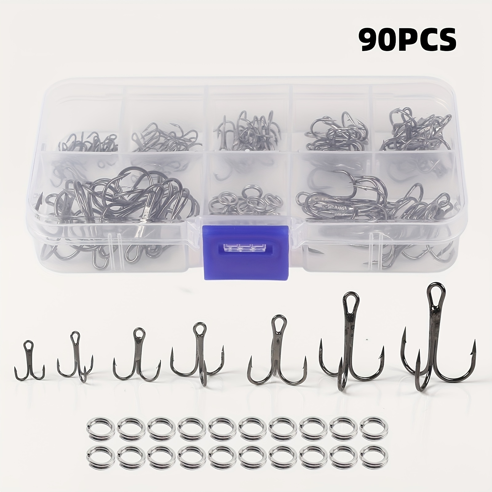 Kit de leurres à triple hameço - Fishing Hook Assortment avis et prix